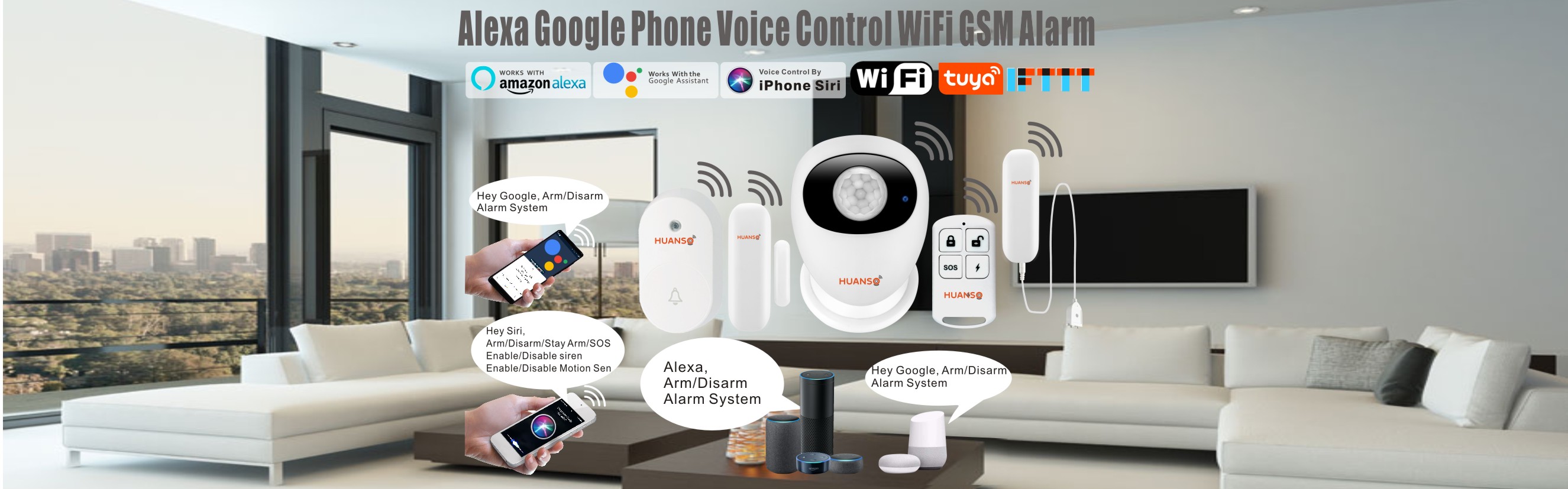 Alexa Google Voice control WiFi