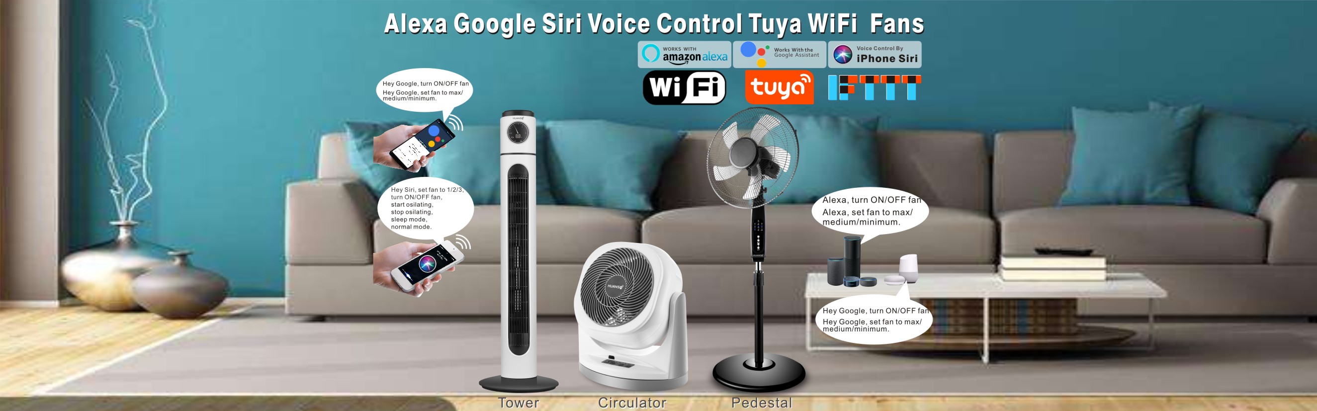 Tuya WiFi Smart Fans